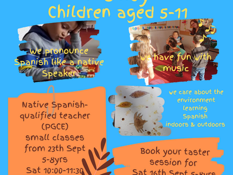 Active Spanish for Children 5-11yrs